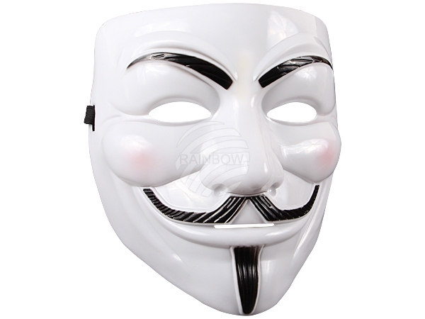 Guy Fawkes / Anonymous / V niin kuin Verikosto Naamio, Valkoinen
